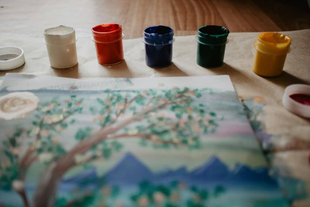 Color palette / artist and art / painting / nature / hobby and diy